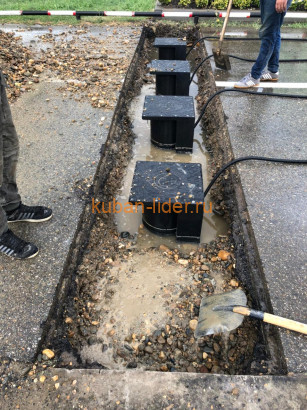 Монтаж болларда GRIZZLY 275/600-6