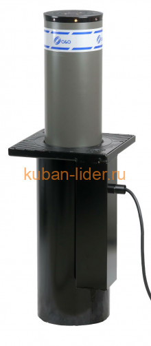 Электромеханический боллард O&O EASY RUS L 220/500-6 с сигнальными огнями